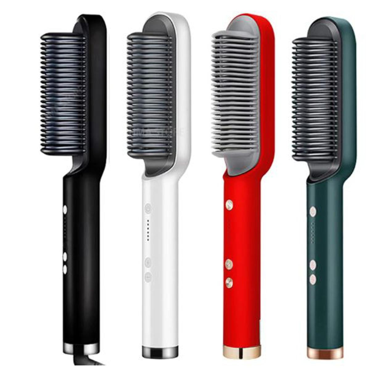 Hqt-909b Electric Hair Straightening & Curling Comb/brush